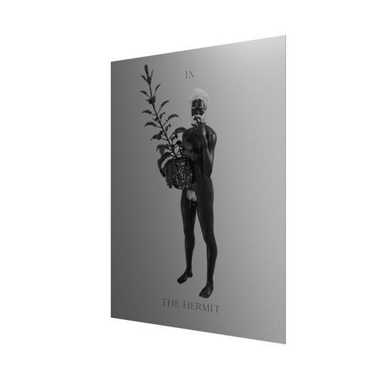 Tarot: The Hermit (5x7 Aluminum Print)